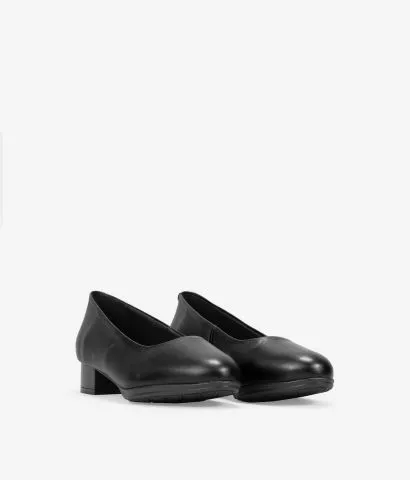 Zapatos de tacón rojos en piel