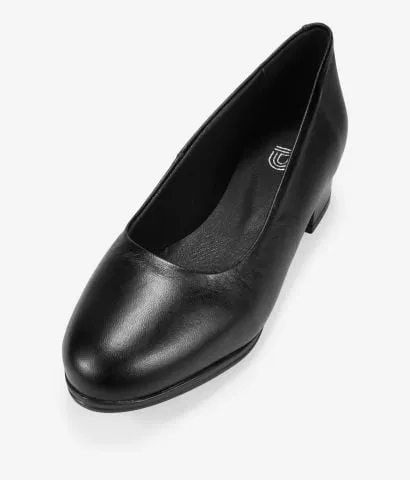 Zapatos de tacón rojos en piel