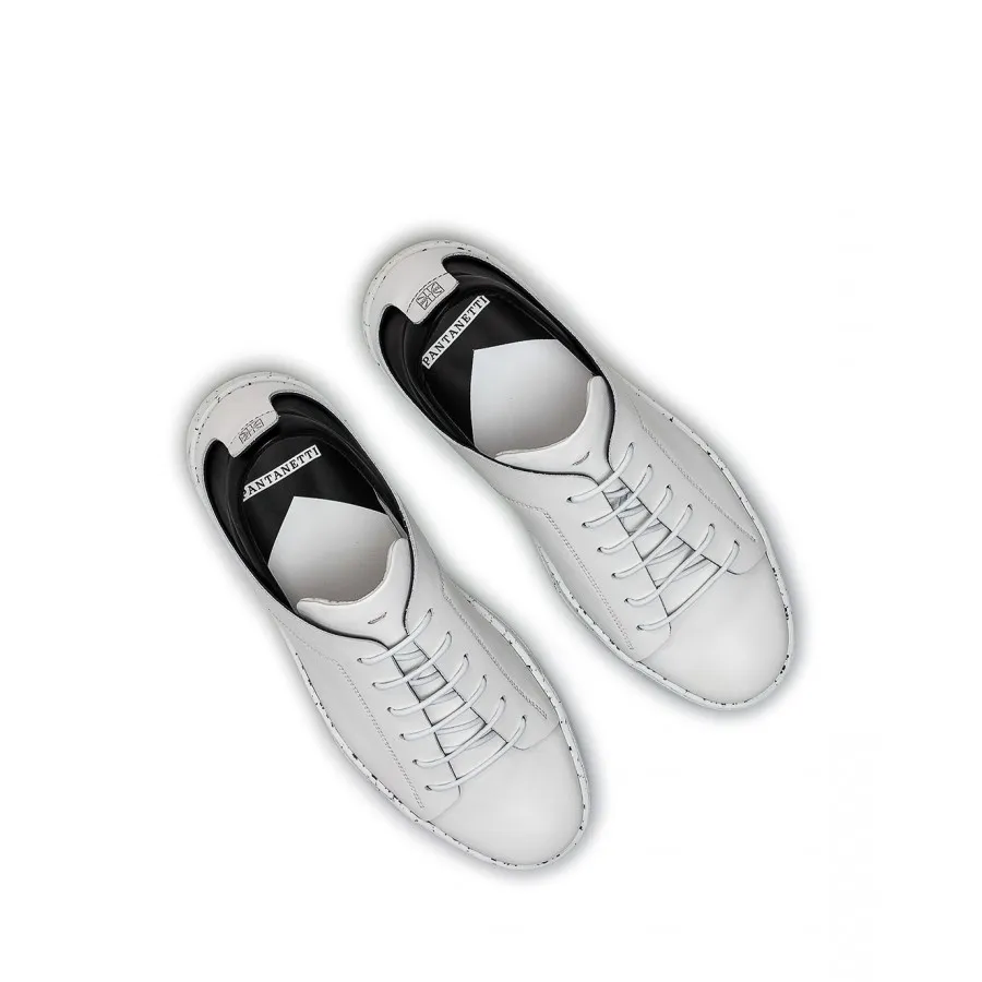 Zapatos Hombres Sneakers PANTANETTI 15380C Wild Blanc Blancos
