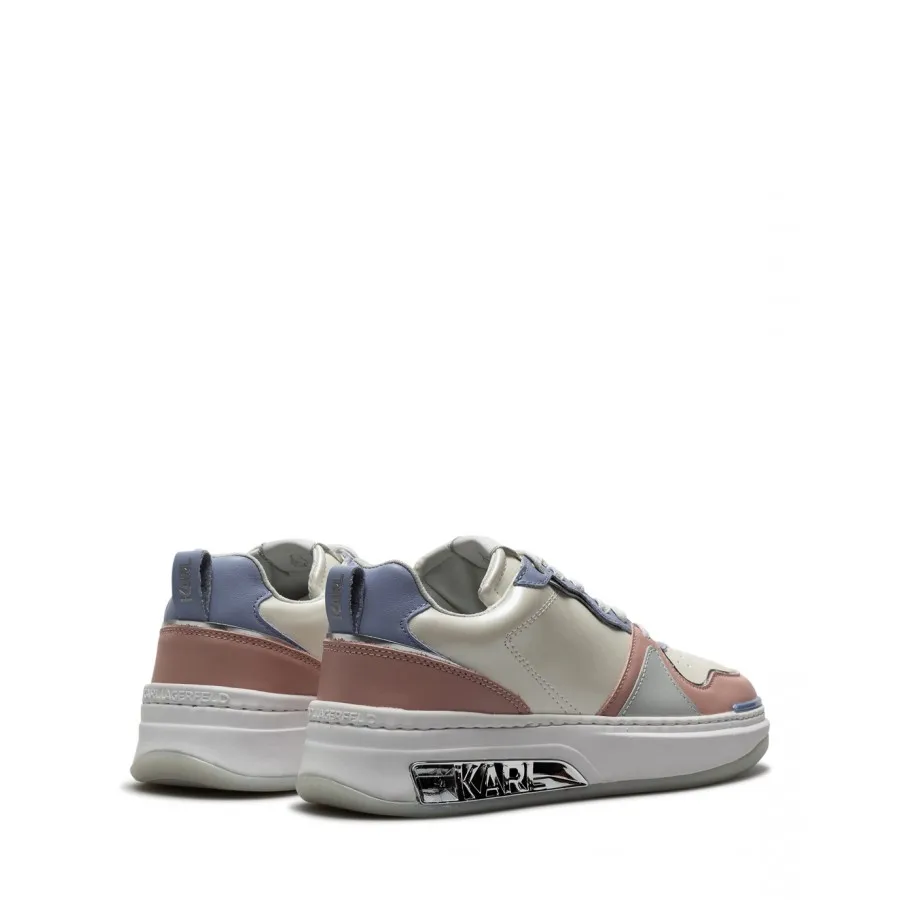 Zapatos Mujeres Sneakers KARL LAGERFELD KL62020 1PB Pink Blue Marfil