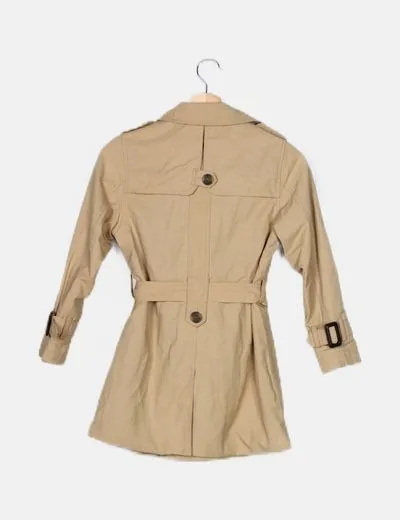 Zara Gabardina camel casual